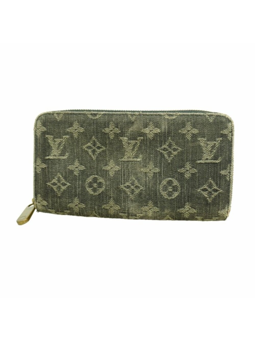 Louis Vuitton Wallet Monogram Denim Zippy Noir